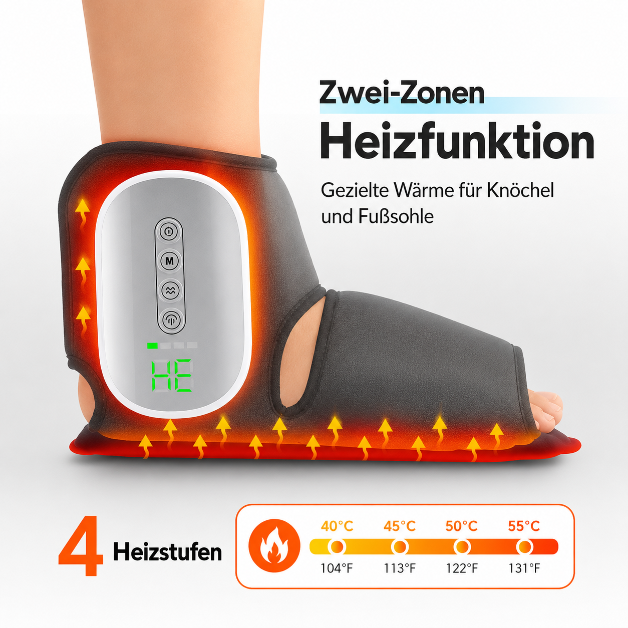 Finezo Care™ - Fußmassagegerät mit Wärme & Kompression