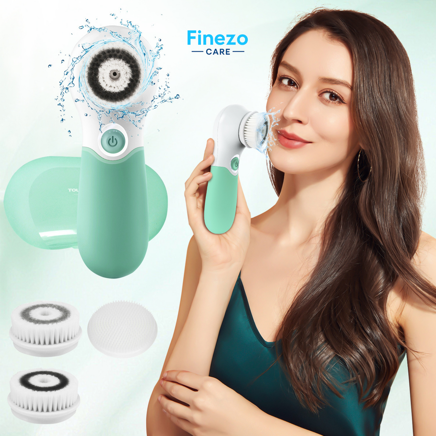 FinezoCare™ - Tiefenreinigende Gesichtsreinigungsbürste - 50% RABATT